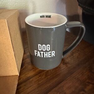 Gray 'Dog Father' Mug
